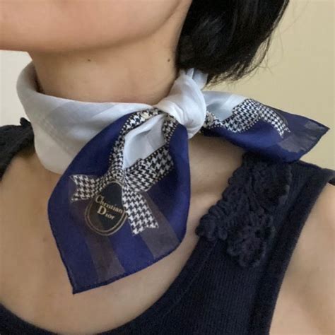 dior lady dior mini scarf|Dior handkerchief.